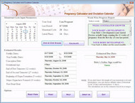 Ovulations Fertility Dates Calculator screenshot